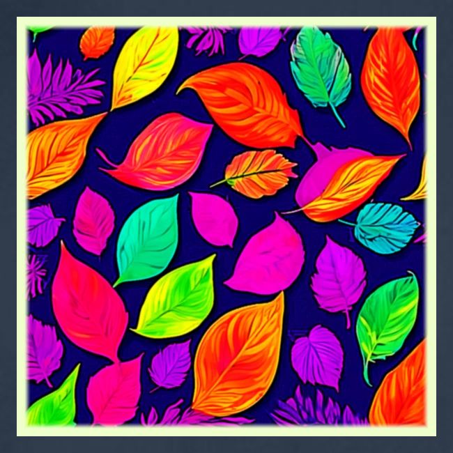 Colorful fall leaves Artwork