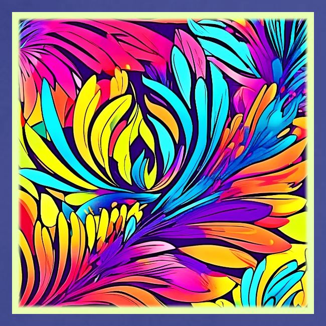 Vibrant Abstract Floral
