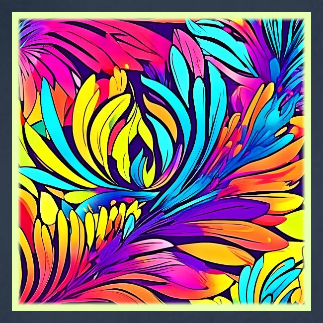 Vibrant Abstract Floral
