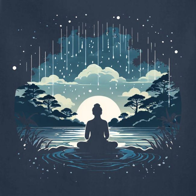 Find Your Zen: Meditative Silhouette in GentleRain