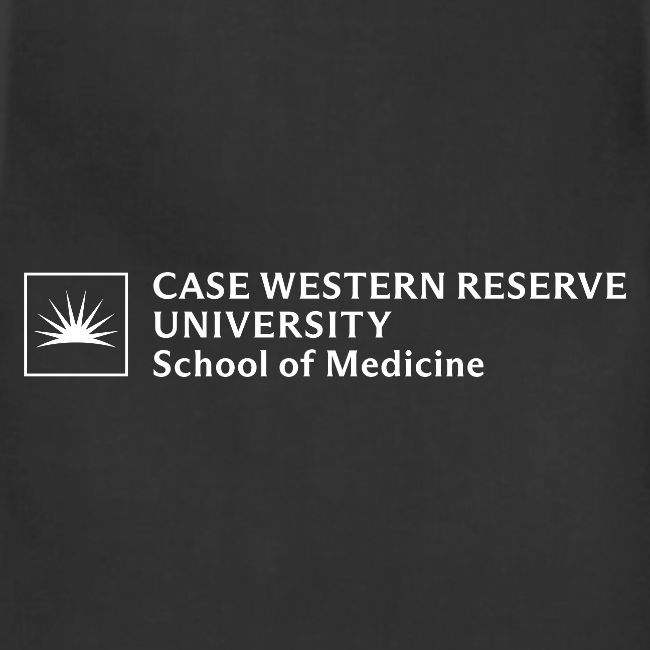 SOM Two Line Horizontal Primary Logo CWRU WHITE 1