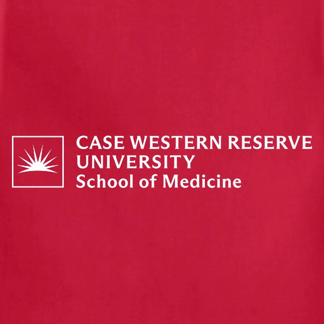 SOM Two Line Horizontal Primary Logo CWRU WHITE 1