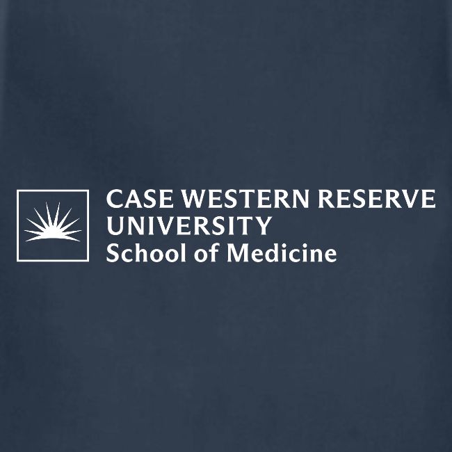 SOM Two Line Horizontal Primary Logo CWRU WHITE 1