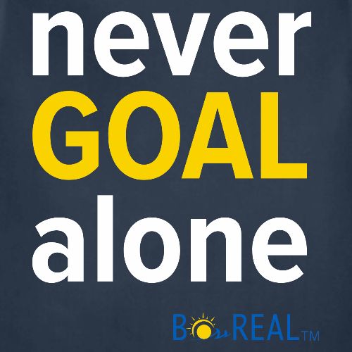 Never GOAL Alone - Black/Navy