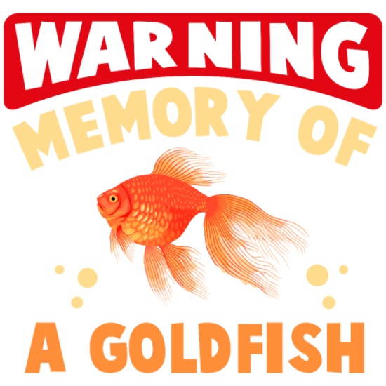 Warning Memory of a Goldfish Short Memory' Apron | Spreadshirt