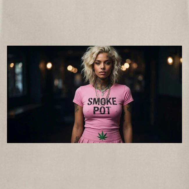 **Smoke Pot Pink Rebel Tee**