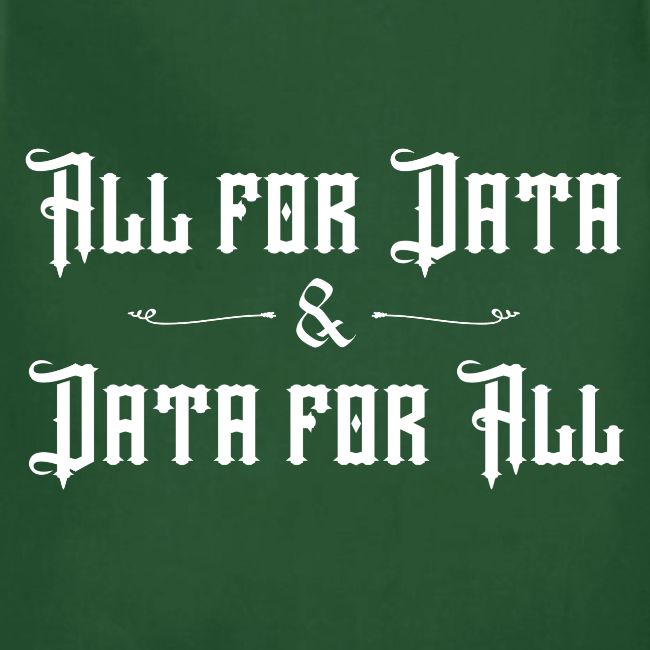 All for Data, Data for All (dark)