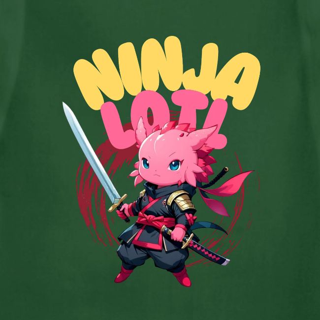 Kawaii Axolotl Ninja