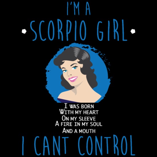 Funny Quotes Zodiac Sign Scorpio Girl For Women' Women's Loose Fit T-Shirt  | Spreadshirt