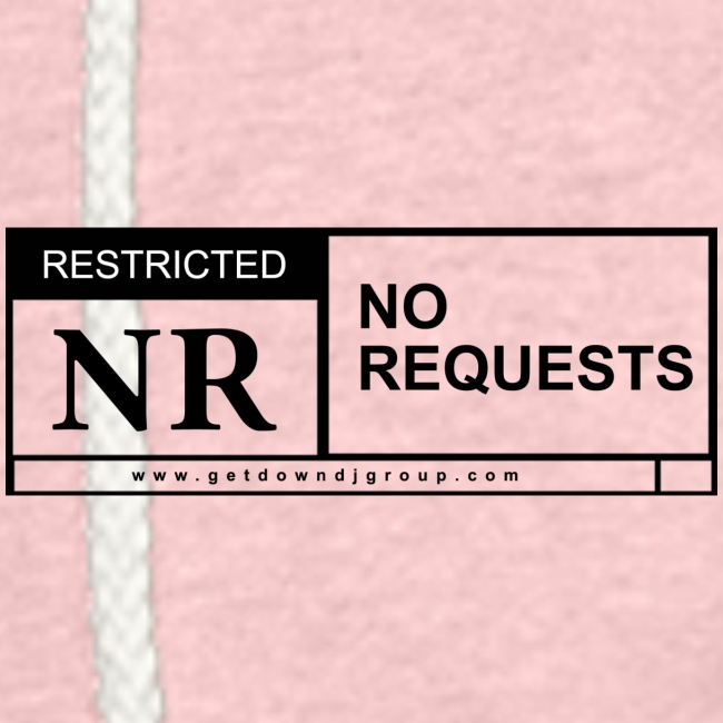 Get Down "No Request" - Black Logo