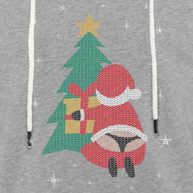 Ugly Christmas Sweater String Thong Santa