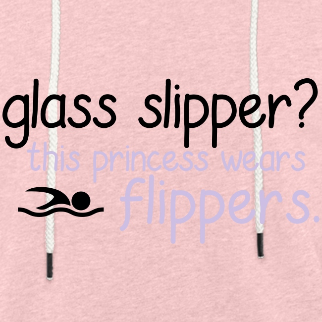 Glass Slipper Princess Wears Flippers Swim