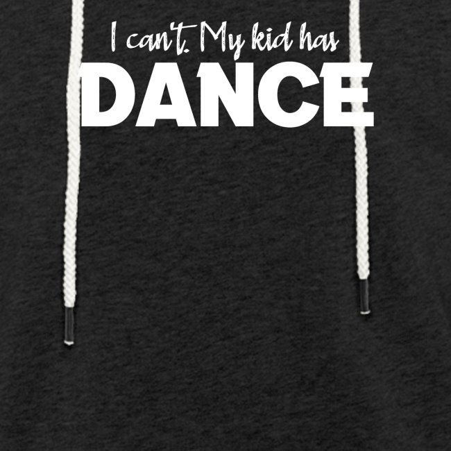 I Can't My Kid Has Dance logo