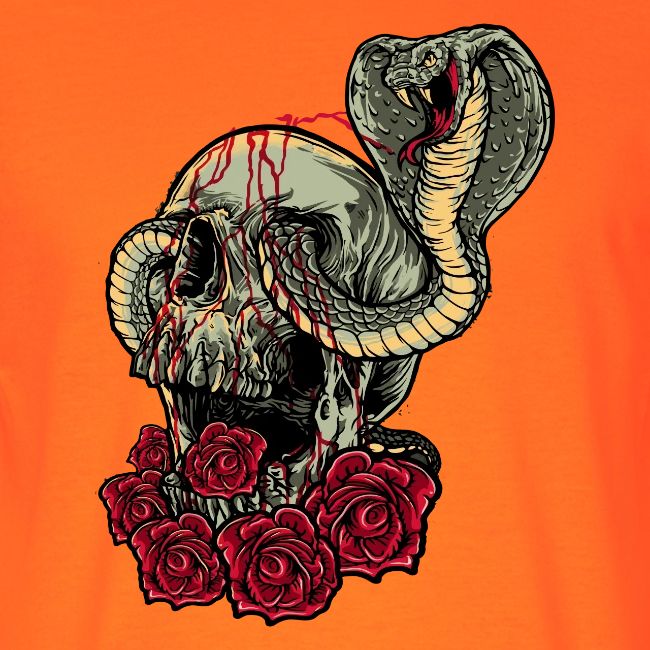 skull and roses tattoo