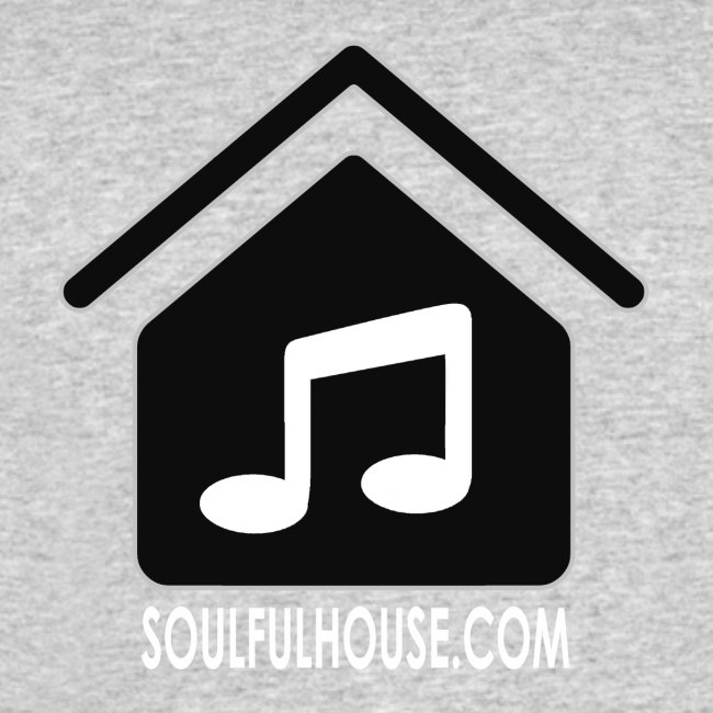 Logo Soulful House black inner notes white font ou