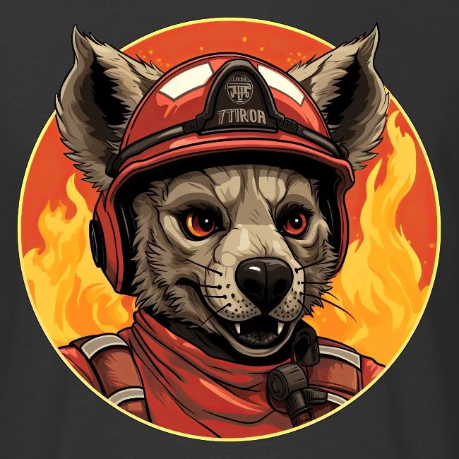Firefighter hyena