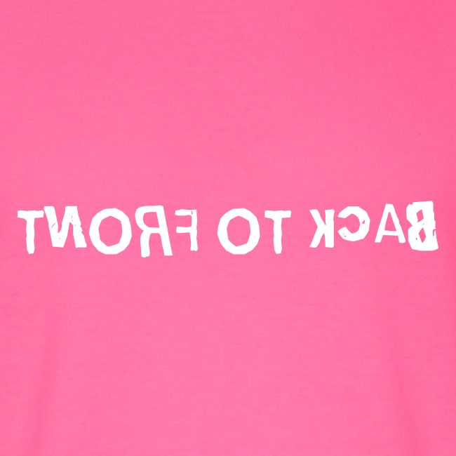 Back To Front Word Art