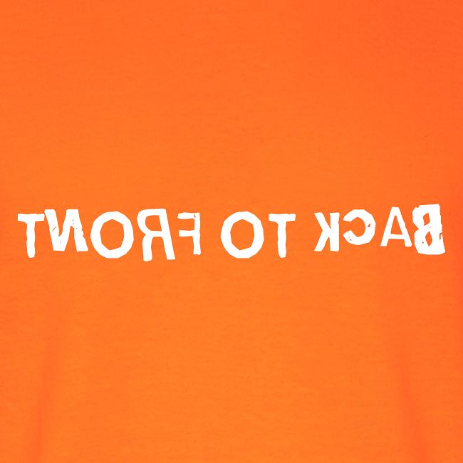 Back To Front Word Art