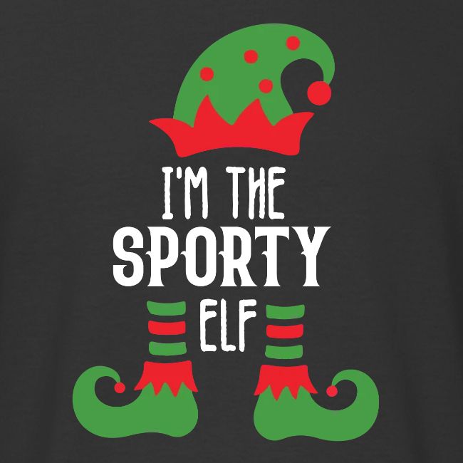 I'm The Sporty Elf Shirt Xmas Matching Christmas