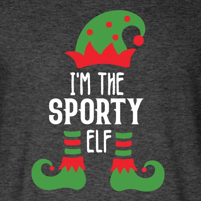I'm The Sporty Elf Shirt Xmas Matching Christmas