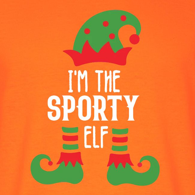 I'm The Sporty Elf Shirt Xmas Matching Christmas