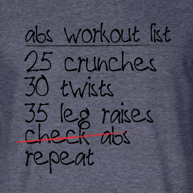 Abs Workout List