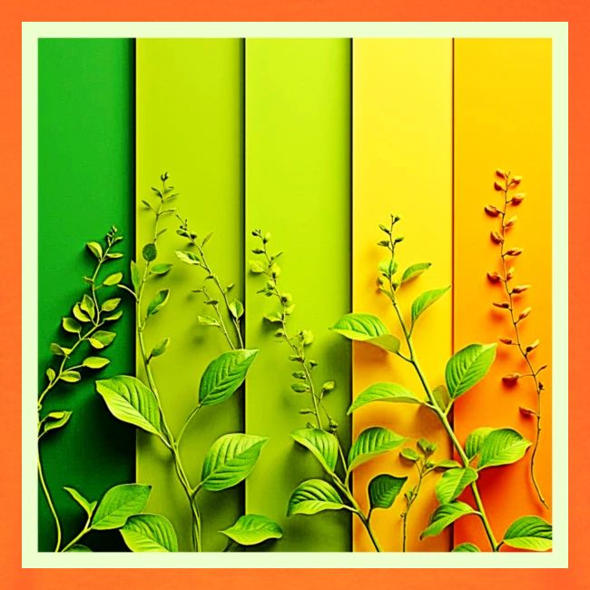 Modern Color Block Nature