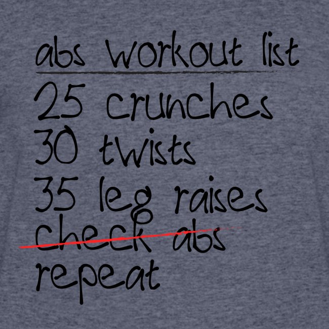 Abs Workout List