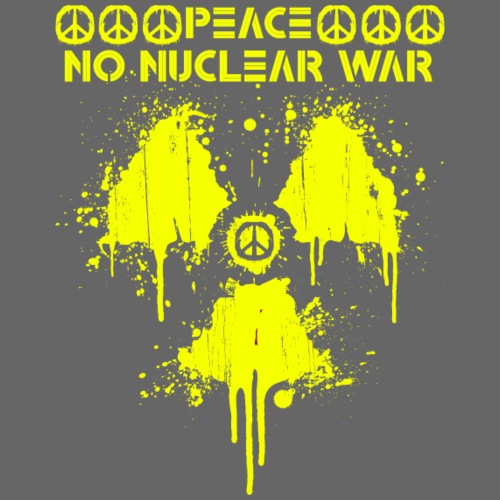 Peace - No Nuclear War - Men's Ringer T-Shirt