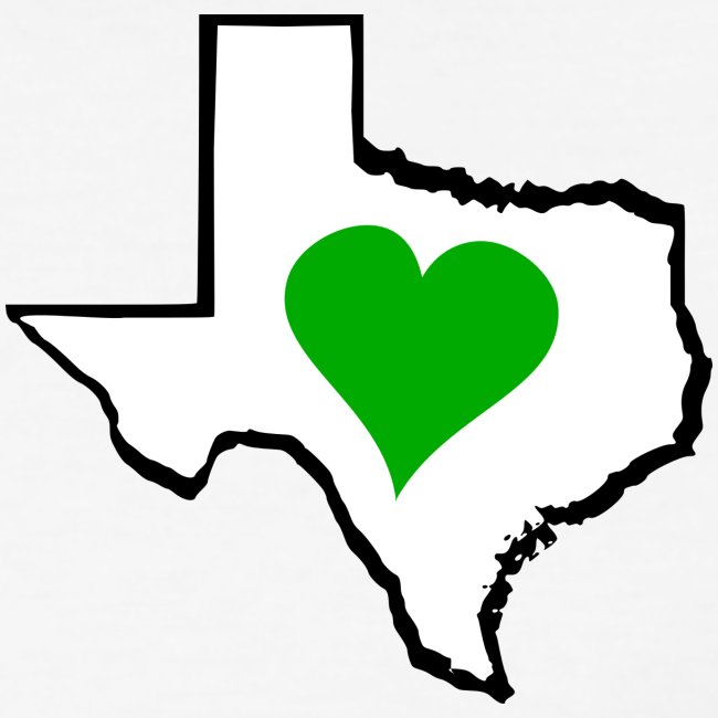 Texas Green Heart