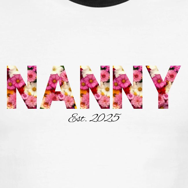 Nanny Est 2025 | Floral Pattern Font