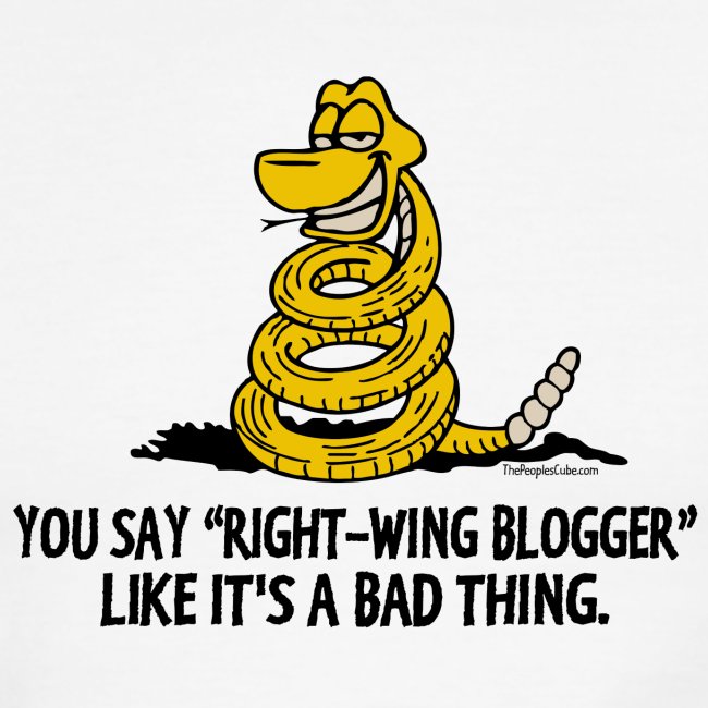You say "right-wing blogger" like it's a bad thing