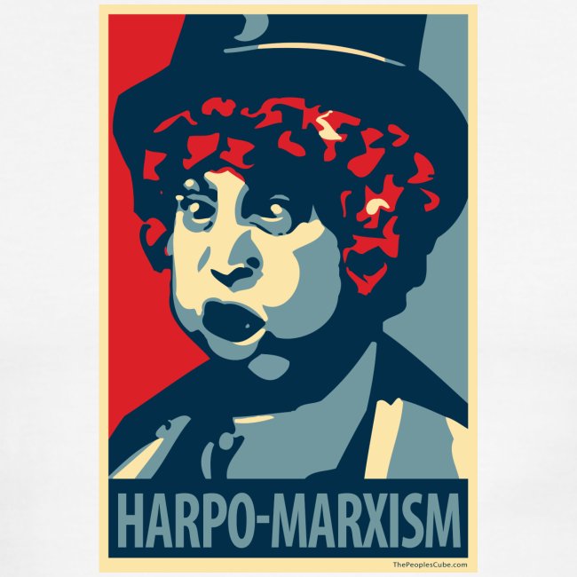 Harpo Marxism: parody of Obama poster