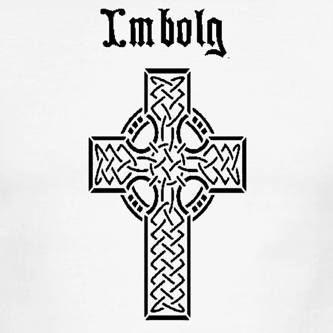 Imbolg Black Logo and Cross