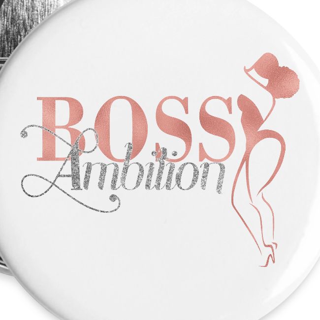 Women Boss Ambition Tshirt Glitter