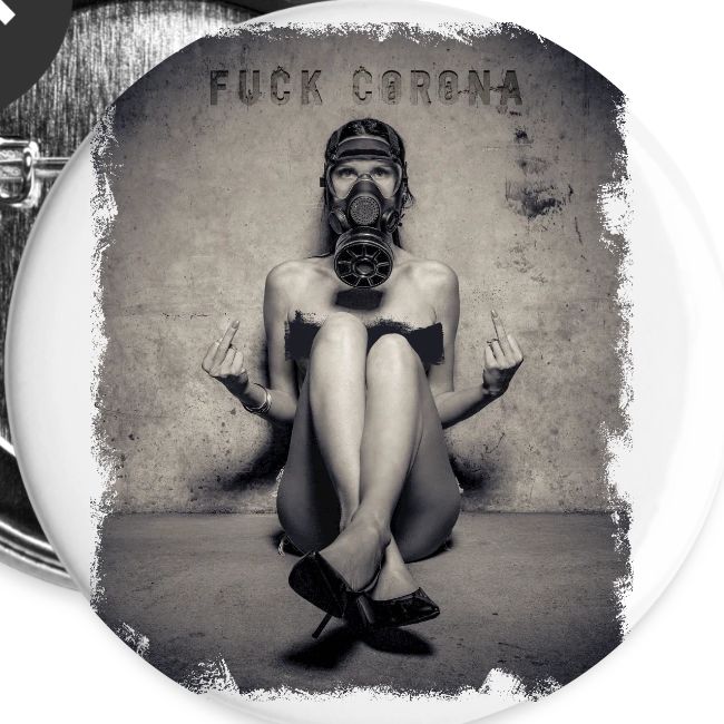 nude girl with gas mask - DOUBLE FUCK CORONA