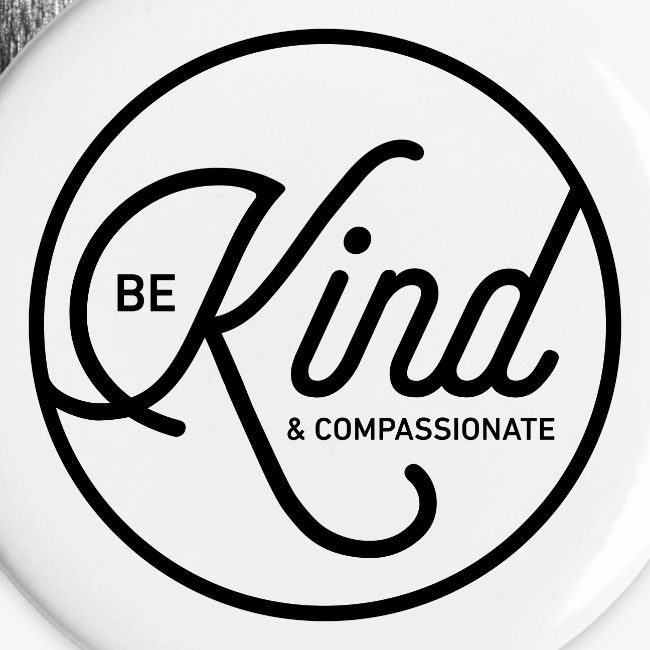 Be Kind & Compassionate black