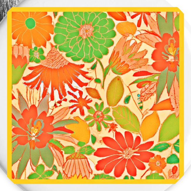 Vibrant Blossom Elegance Pattern