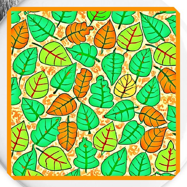 Vivid Leaf Harmony Colorful Bliss