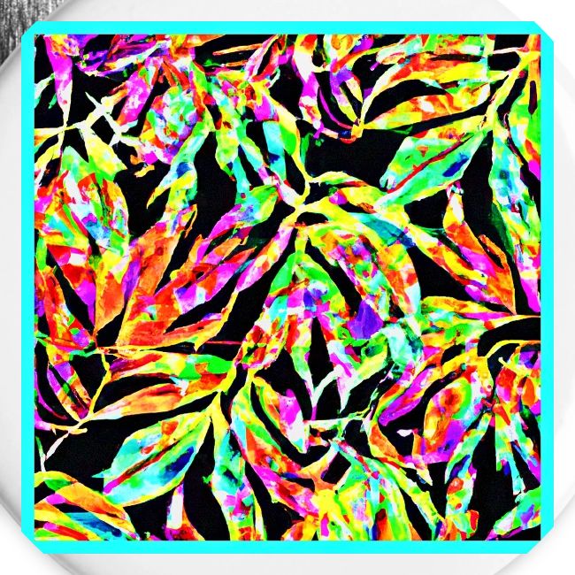 Chic Neon Pattern: Vibrant Bliss