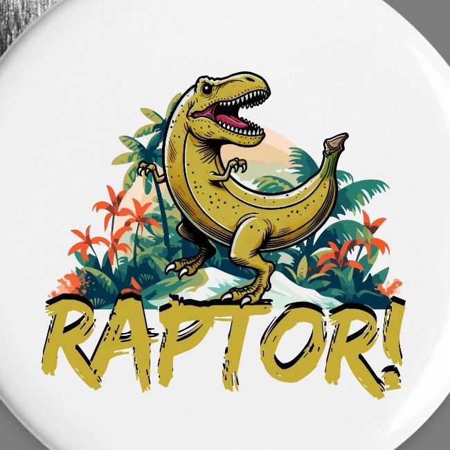 Funny Banana Raptor T-Rex Design