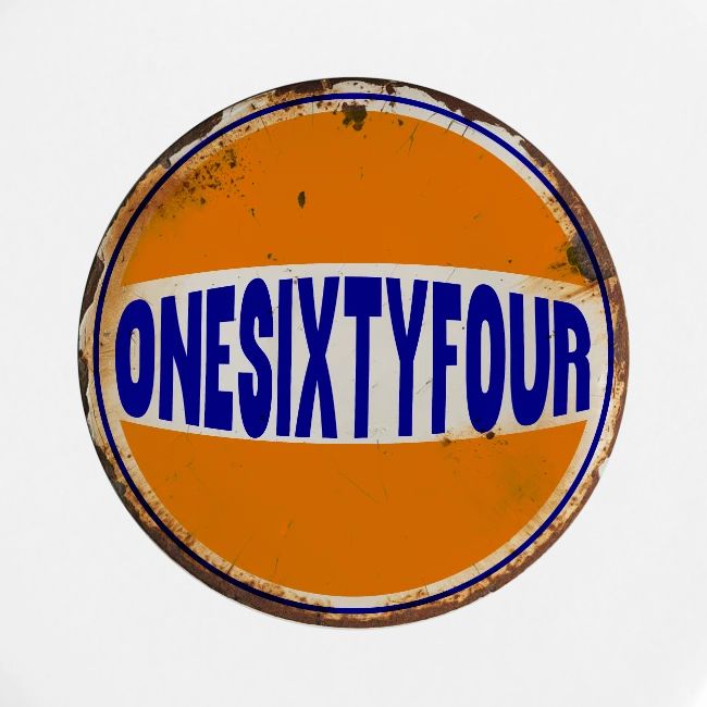 One Sixty Four --vintage auto inspired orange