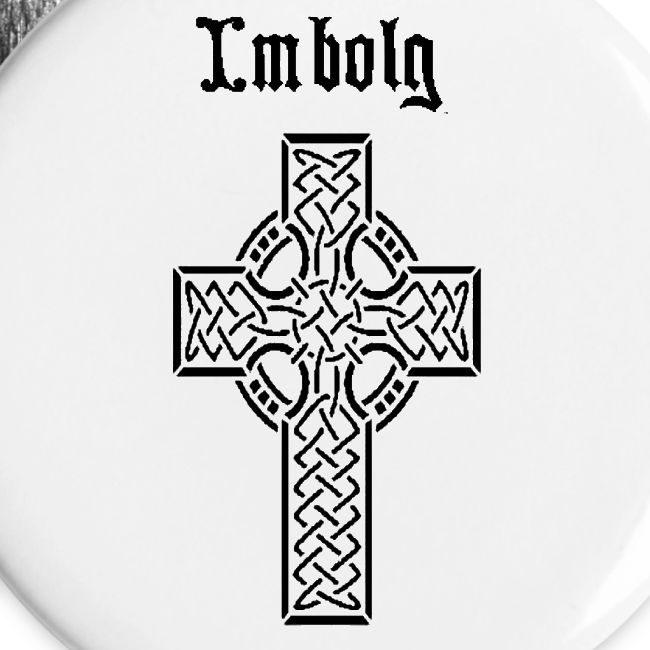 Imbolg Black Logo and Cross