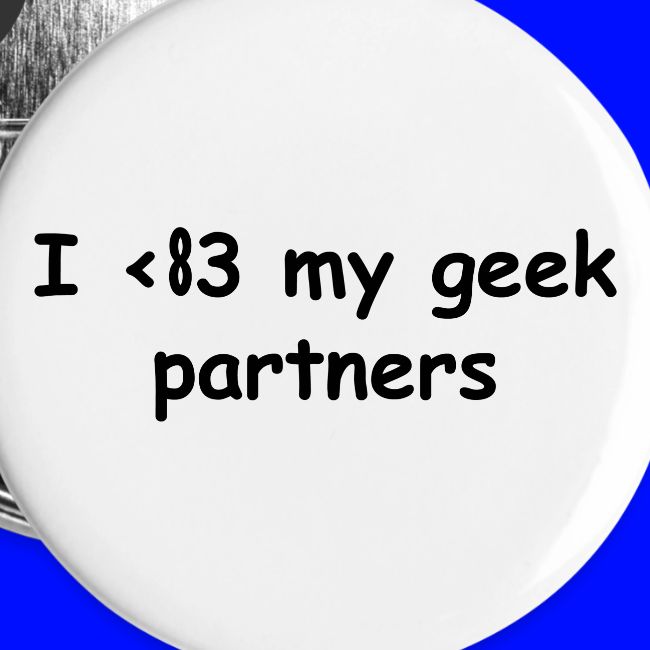 I <83 My Geek Partners (black)