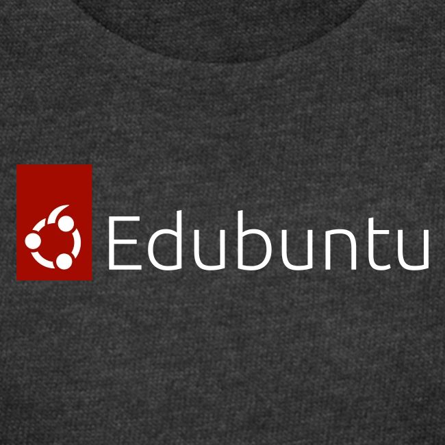 Edubuntu Logo 2023 - White