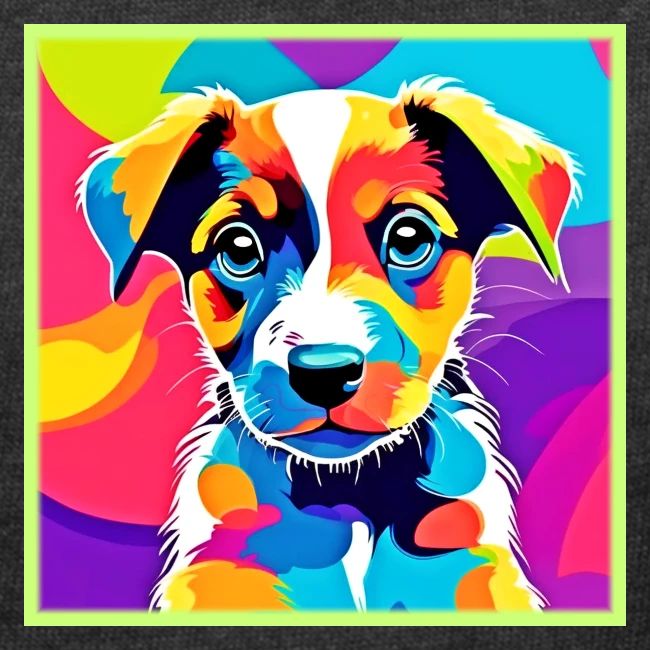 Color Splash Groovy Canine Dog