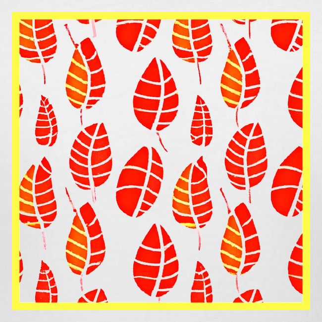 Elegant Leaf Art Neon Aesthetics