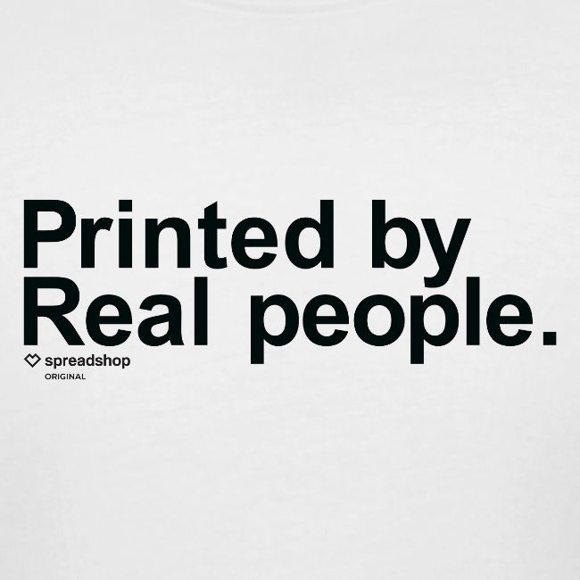 Printed in black