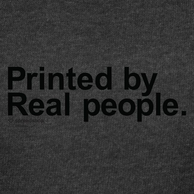 Printed in black