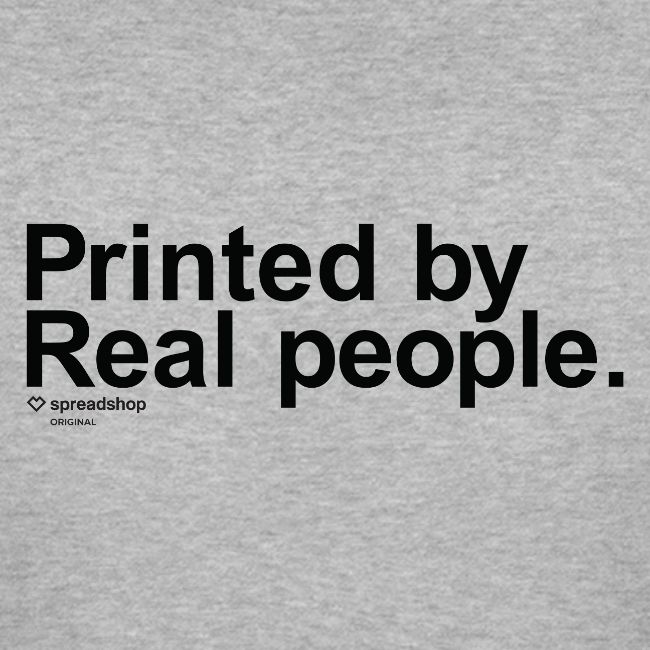Printed in black